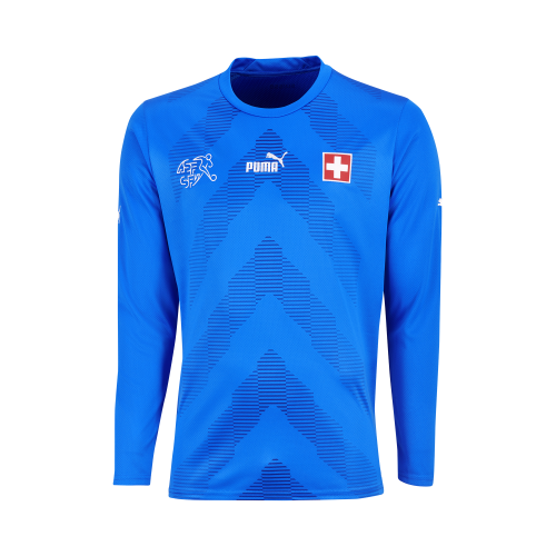 Schweiz WM Torwart Trikot 2022-23 - Blau