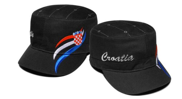 Armycap Kroatien schwarz