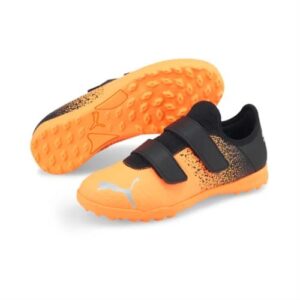 PUMA Future Z 4.3 TT V Schuhe für Kinder - Neon Citrus - Diamond Silver - Puma Black